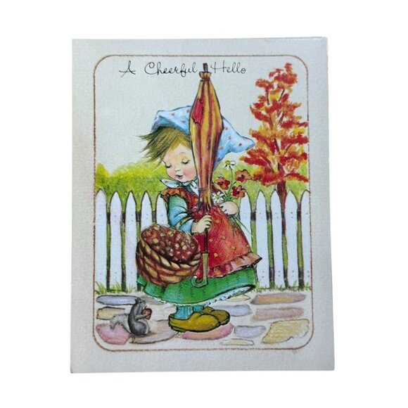 The Good Samaritans Little Helpers A Cheerful Hello Greeting Card 1987 USA Made - Picture 1 of 12